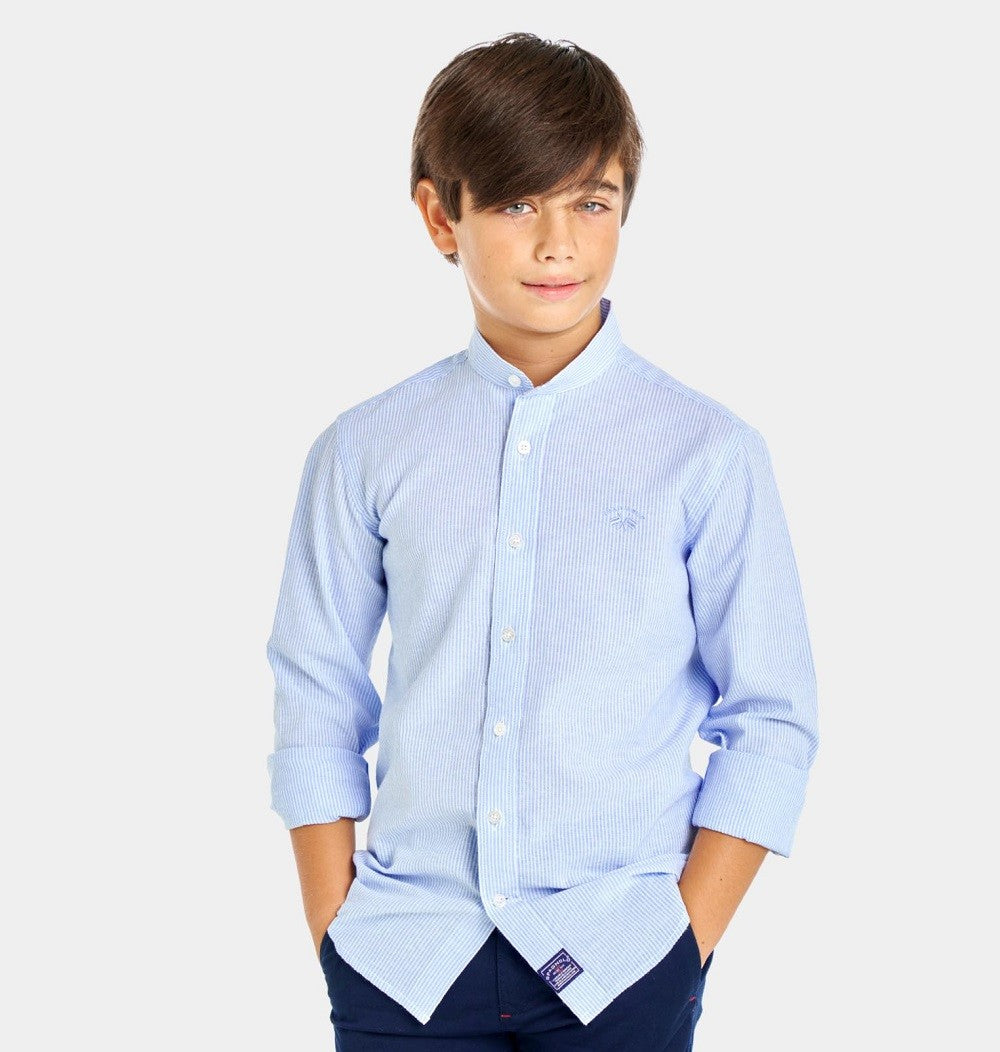 Camisa Spagnolo Mao Pop. Rayas 4600