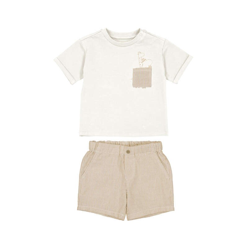 Conjunto Mayoral bermuda seersucker
