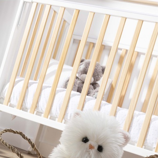 Cuna Ikid Bari 120x60 con colchon Opcional