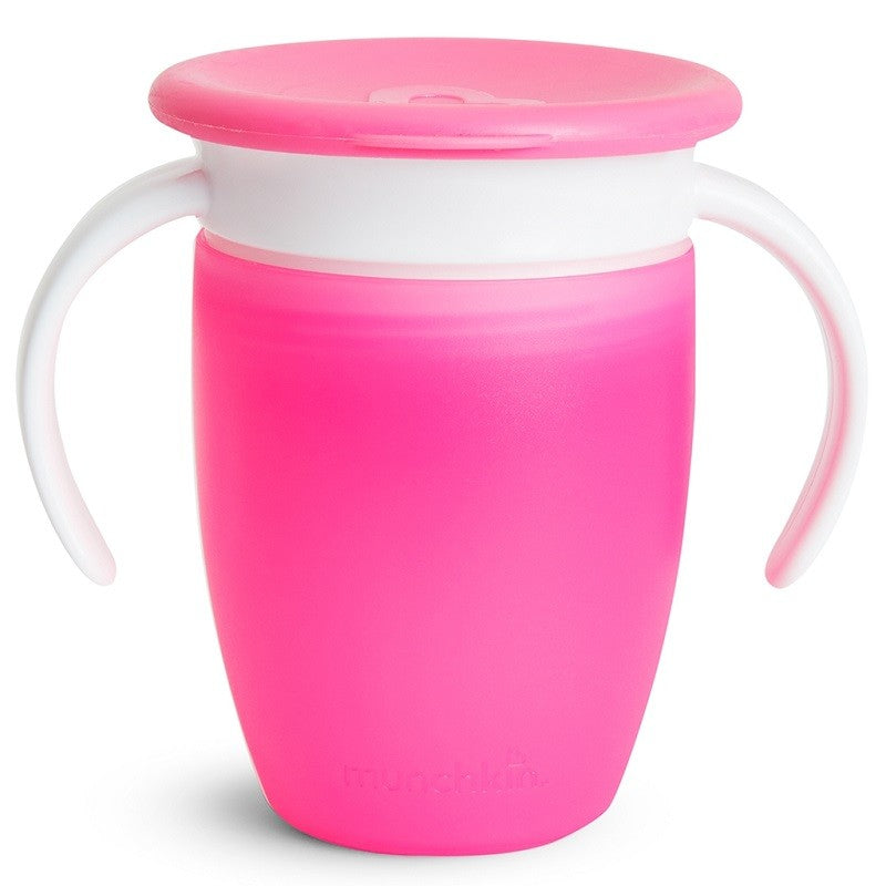 Taza antigoteo Miracle 360º Munchkin con asas y tapa 200ml
