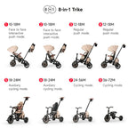 Triciclo reversible Qplay Comfo MAX 8 in 1