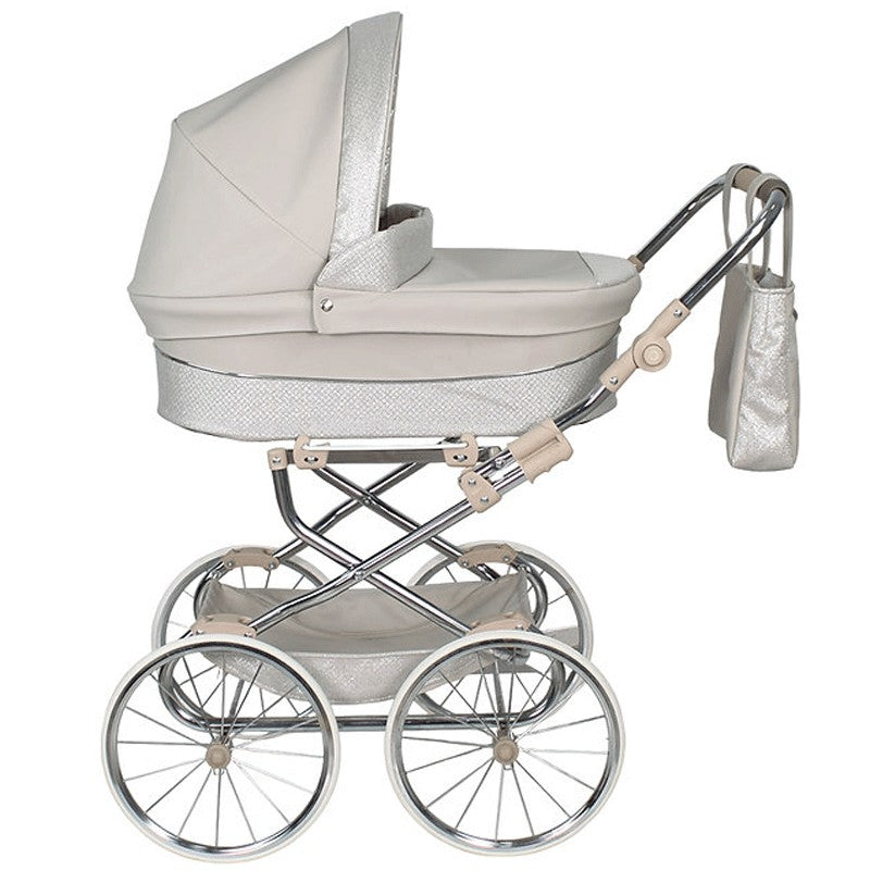 Cochecito para bebe Reborn Bytax ELITA Purple Beige