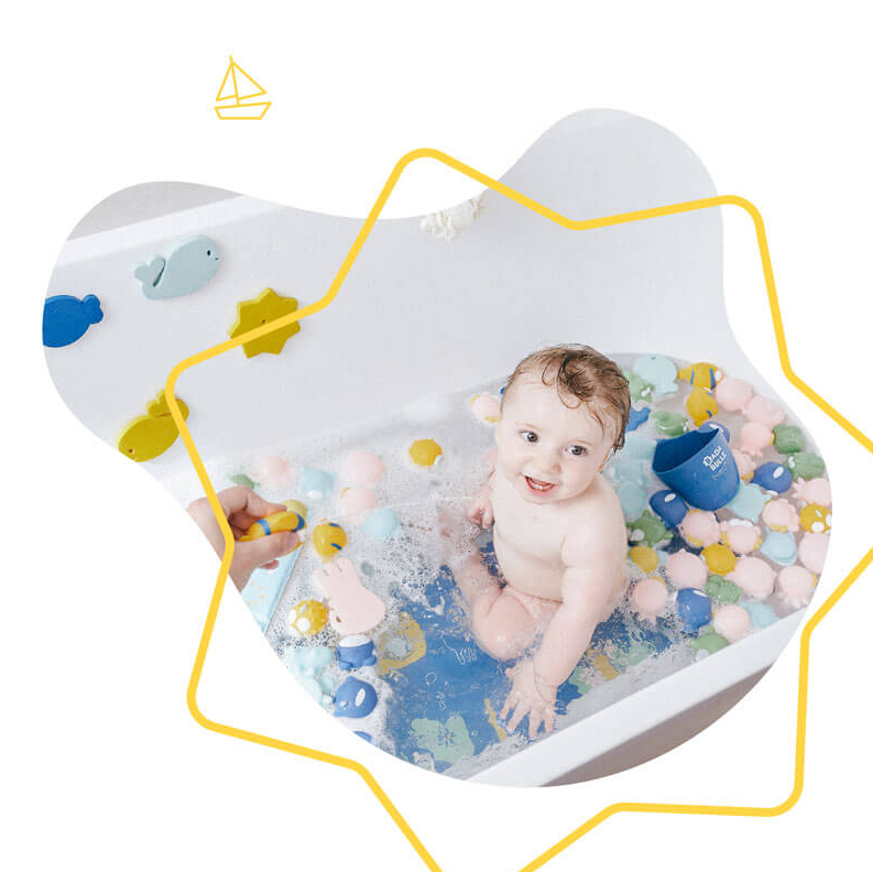 Juego de Baño 10 u Badabulle Rigolos Splash de Babymoov