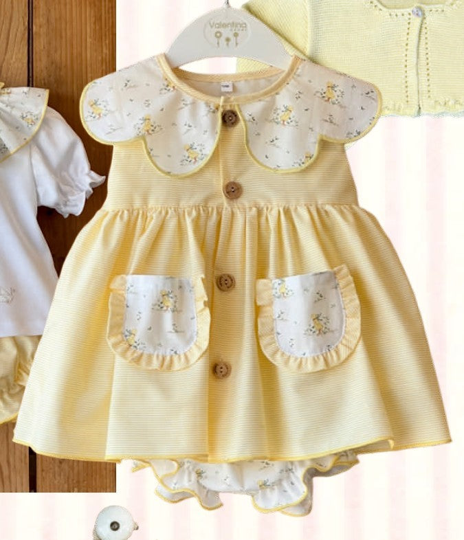 Vestido Valentina Yellow duck