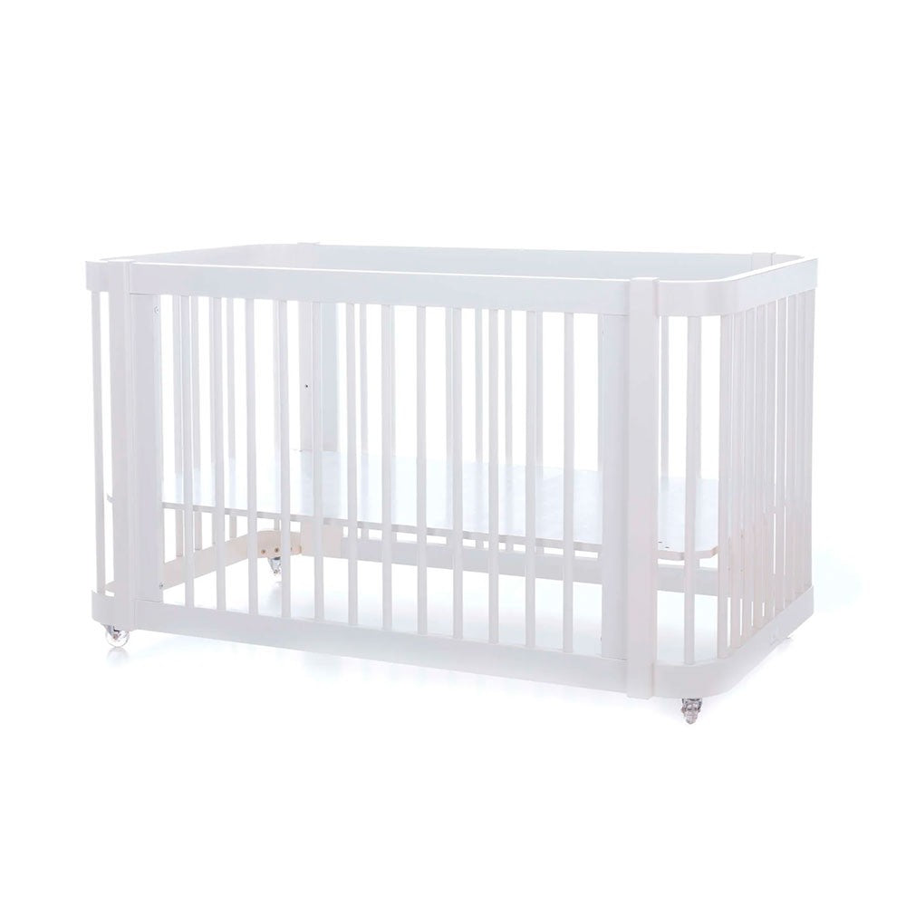Minicuna, cuna, cama, escritorio 4 en 1 Alondra Crea Tre Bianco