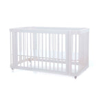 Minicuna, cuna, cama, escritorio 4 en 1 Alondra Crea Tre Bianco