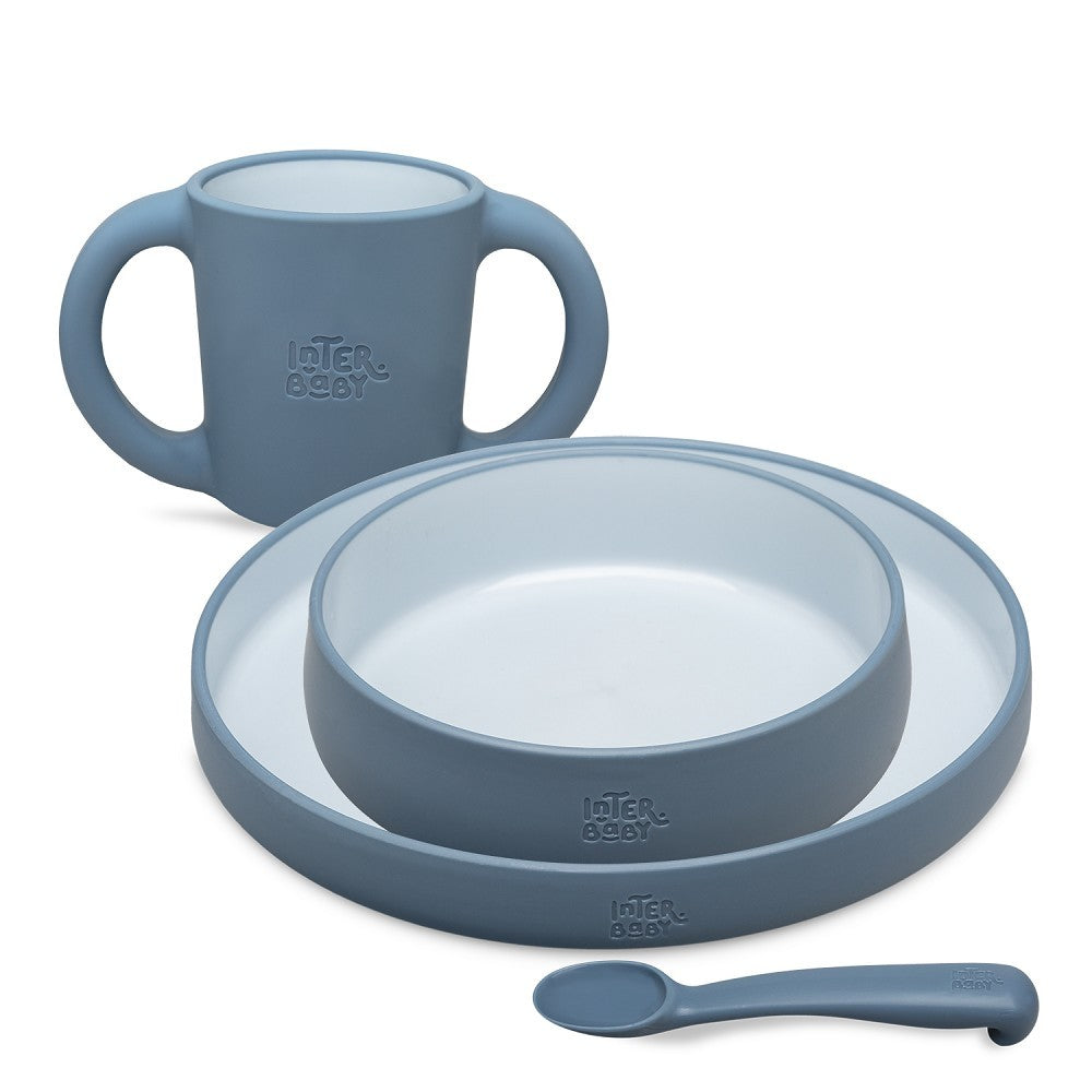 Vajilla Interbaby Aprendizaje con vaso y cubiertos