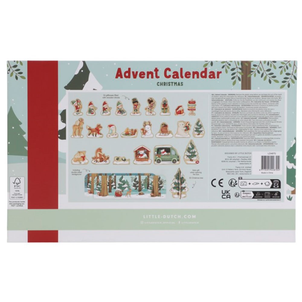 Calendario de adviento Little Dutch Navidad 24