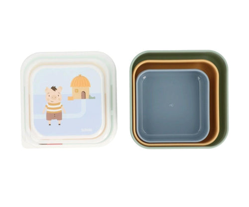 3 Cajas Almuerzo Tutete The Three Little Pigs