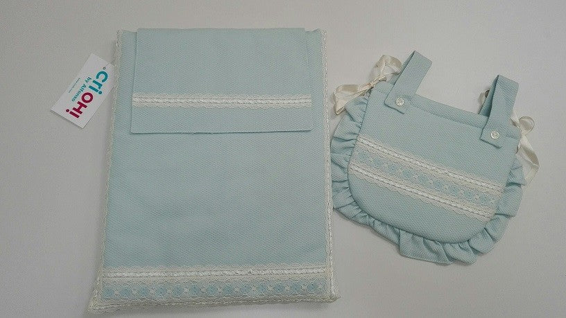 Colcha y Panera Cochecito de muñeca