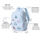 Mochila Mediana + Llavero Tutete City Cars