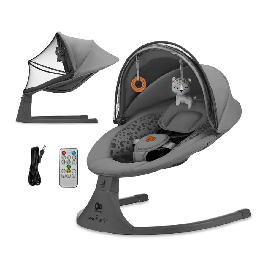 Hamaca electrica Kinderkraft LUMI 2 con mando a distancia