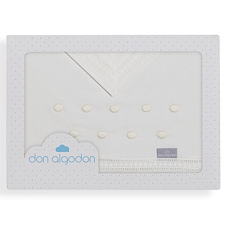 Tríptico Sábana Minicuna Don Algodón Zoe