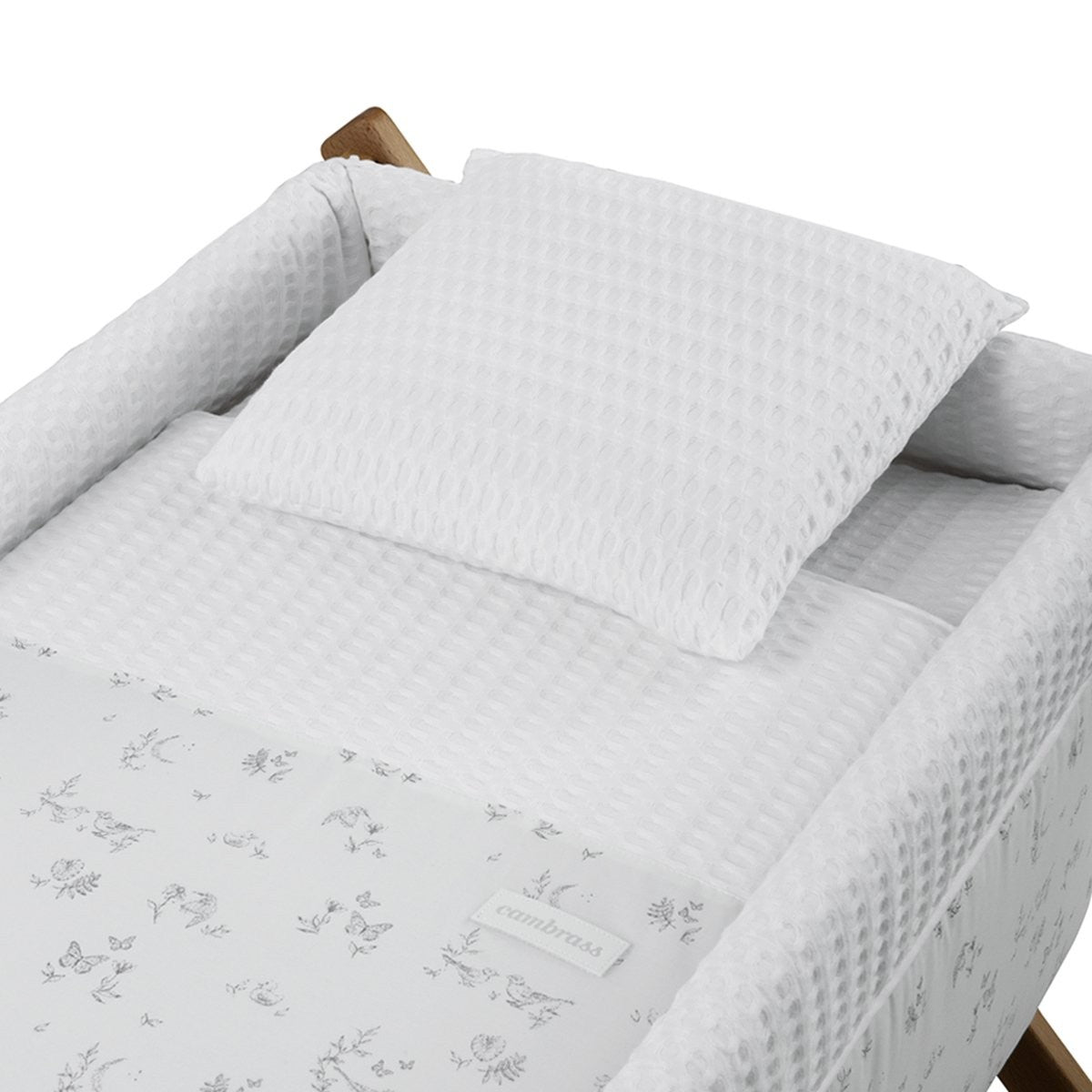 Minicuna tijera madera natural Cambrass Merlo