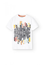 Camiseta Boboli punto estampada