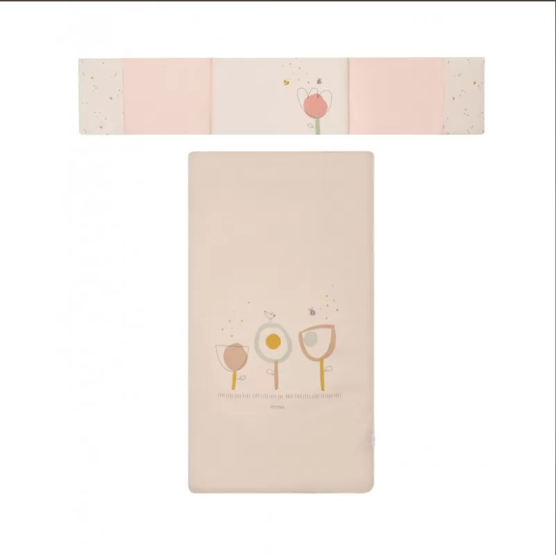 Colcha y Protector Cuna 120x60 Petit Praia Garden