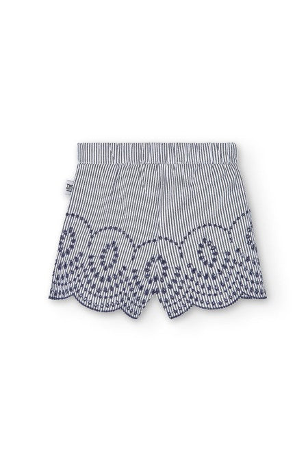 Short Boboli popelín listado