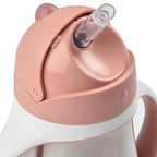 Taza de aprendizaje con pajita y cantimplora inoxidable Beaba 250ML