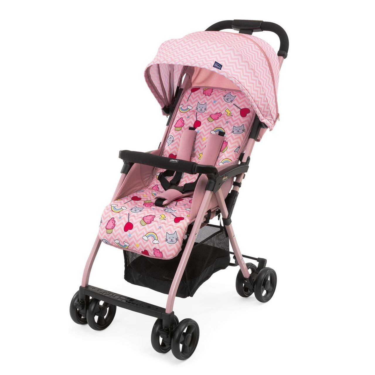 Silla Paseo Chicco Ohlalá 3 capota extensible y plastico de lluvia