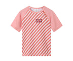 Camiseta Protección Solar Monnëka Stripes Bloom & Blush