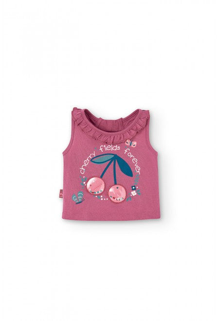 Camiseta Boboli punto tirantes