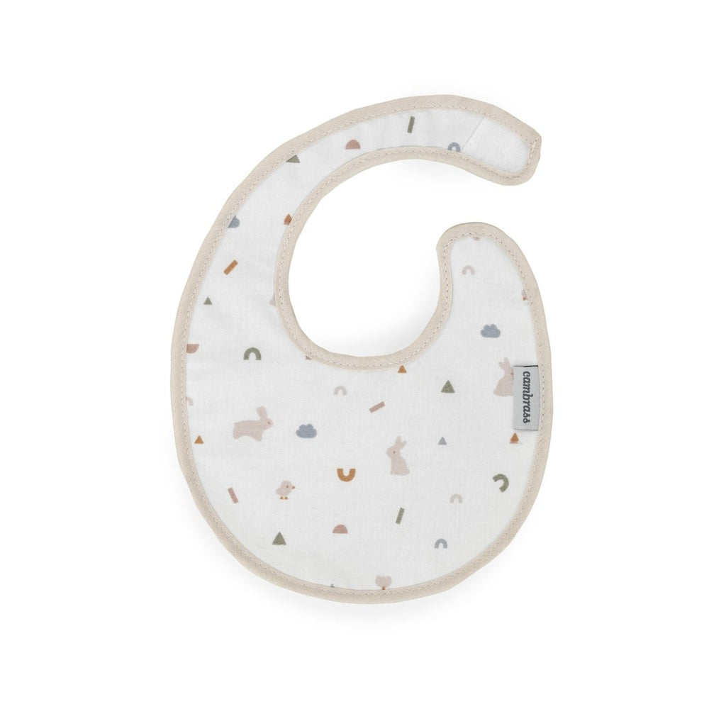 Babero redondo con velcro Cambrass Rabbit