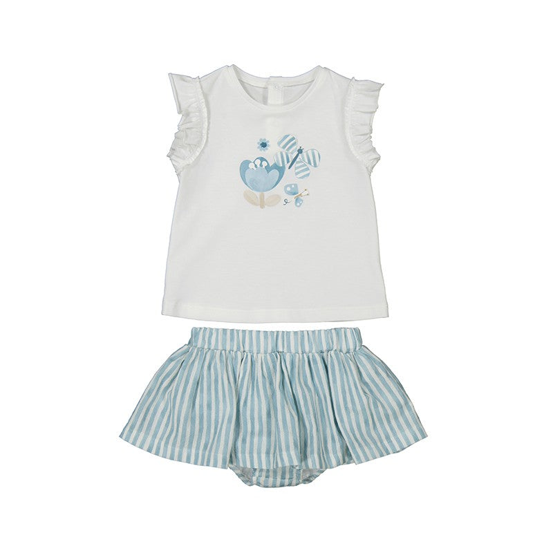Conjunto falda Mayoral estampada
