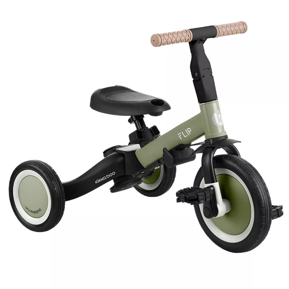 Triciclo con barra KikkaBoo FLiP 5 en 1