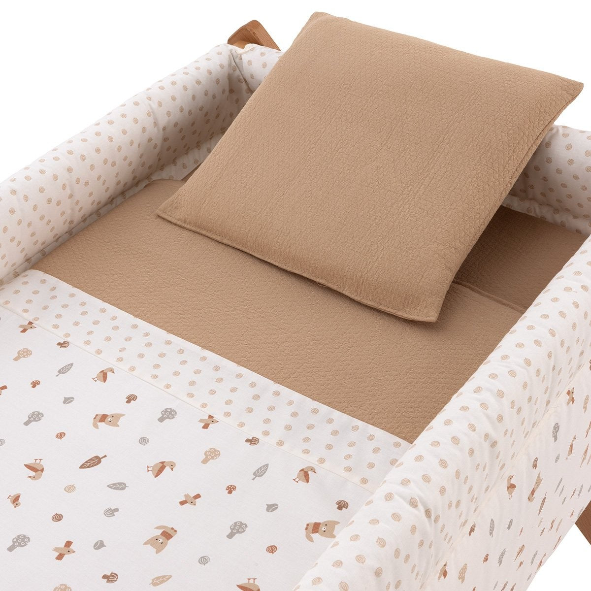 Minicuna tijera madera natural Cambrass Senda