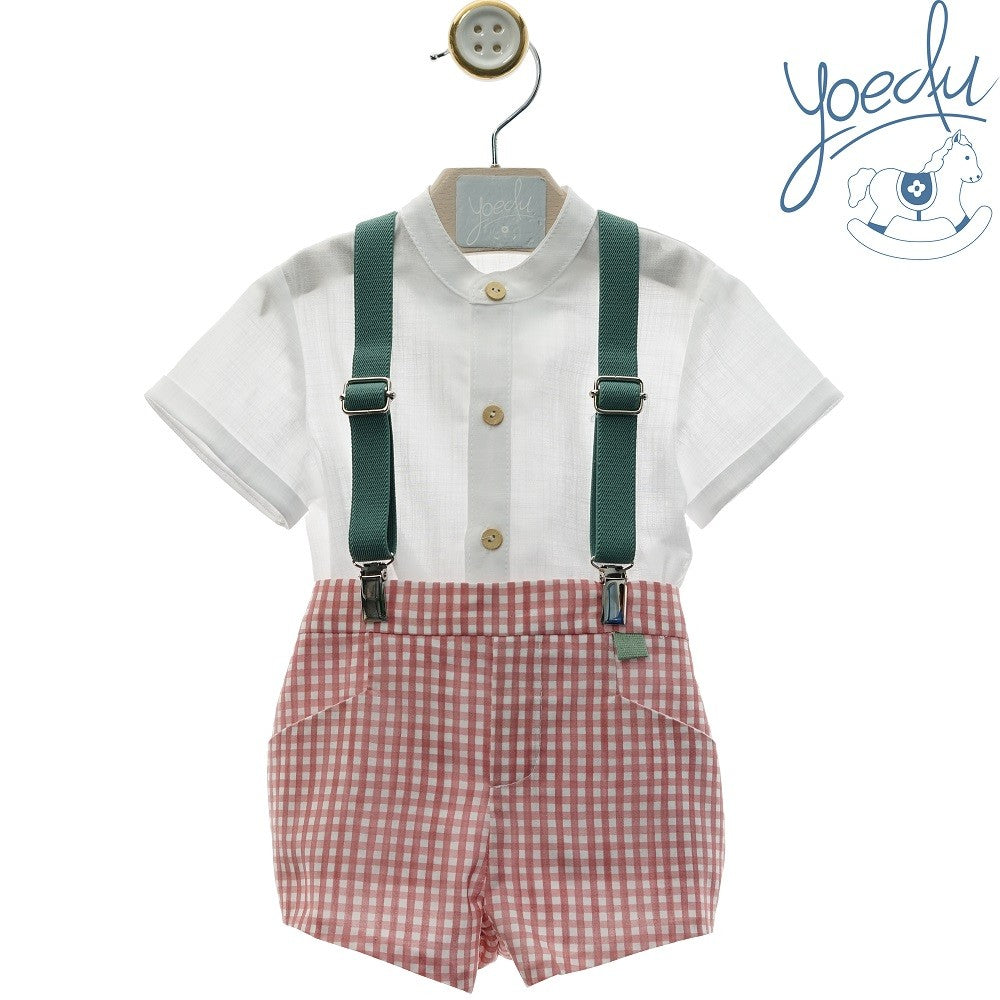 Conjunto bebé con tirantes Yoedu Julia