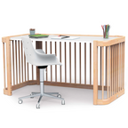 Cuna-Cama-Escritorio Alondra Madera Crea 3en1 Nomad