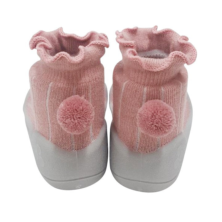 Zapato calcetin Attipas Pom Pom Rosa