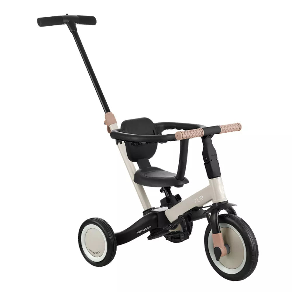 Triciclo con barra KikkaBoo FLiP 5 en 1