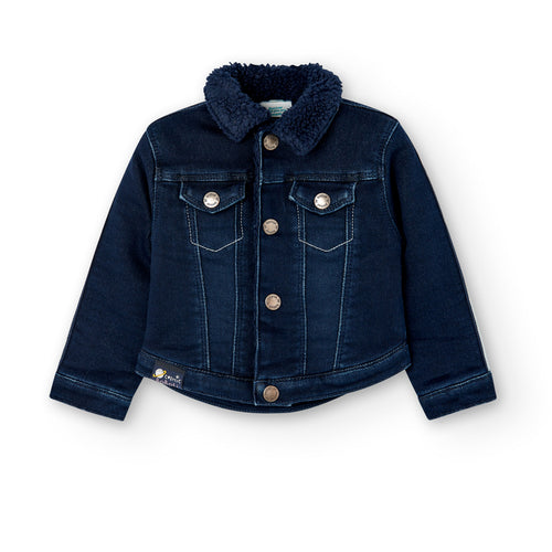 Cazadora denim punto Boboli