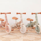 Triciclo con barra Little Dutch 4 en 1 Verde