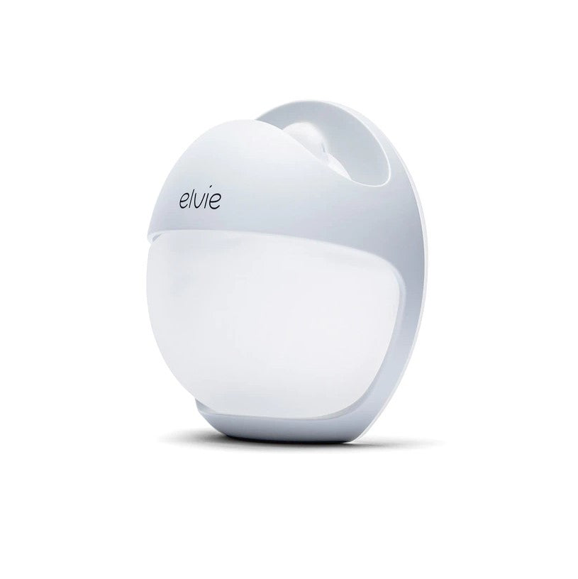 Sacaleche manos libres Elvie Curve de silicona blanco