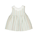 Vestido Mayoral rayas y lino