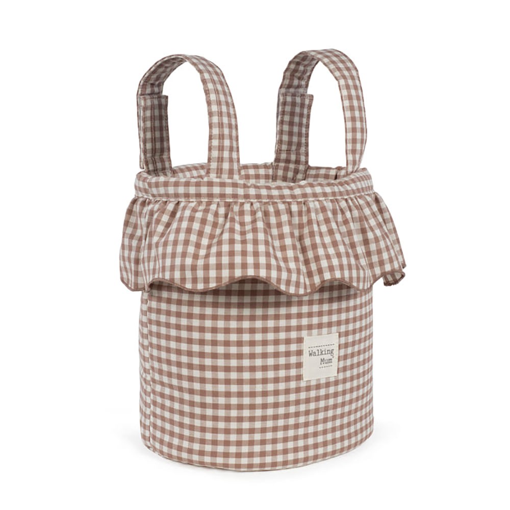 Bolso Bucket Walking Mum Praliné Vichy