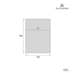 Nórdico de cuna reversible Alondra 70x140 cm con relleno