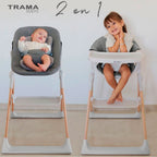 Trona evolutiva Trama DUETO con hamaca