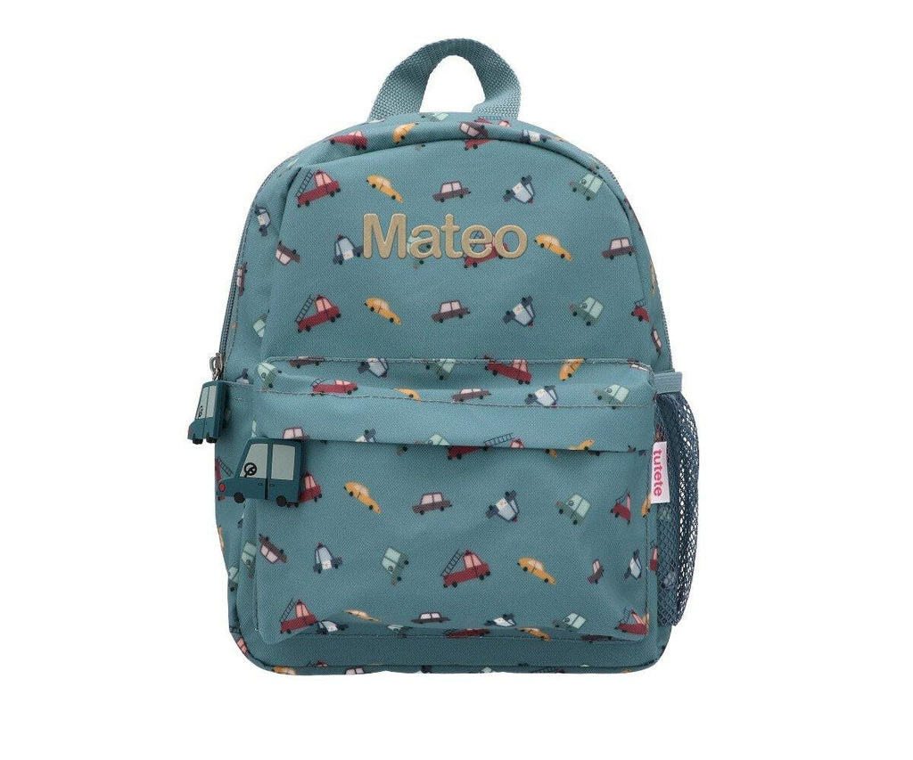 Mochila Tutete Infantil Vintage Cars Personalizable
