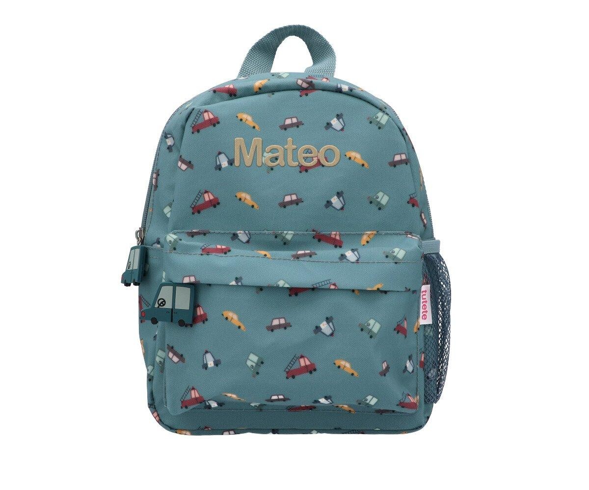 Mochila Tutete Infantil Vintage Cars Personalizable