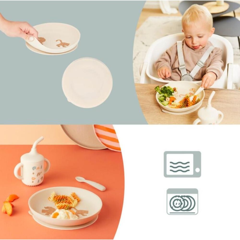 Set comida 9M+ Babymoov Little Roar