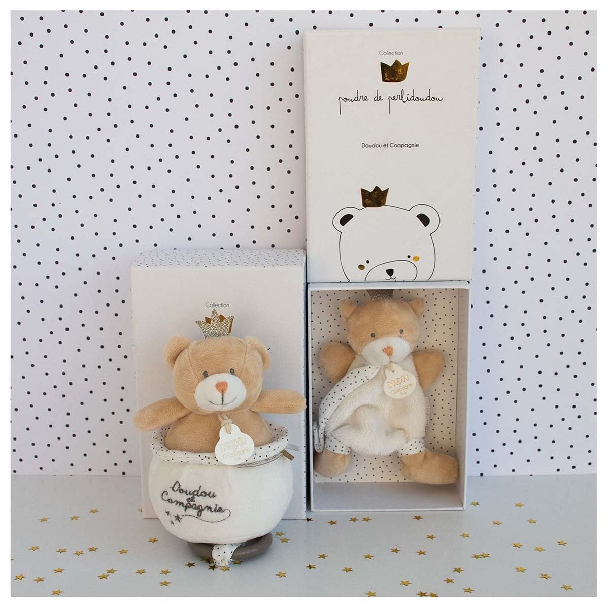 Pinza para chupete osito 15 cm  DouDou et Compagnie