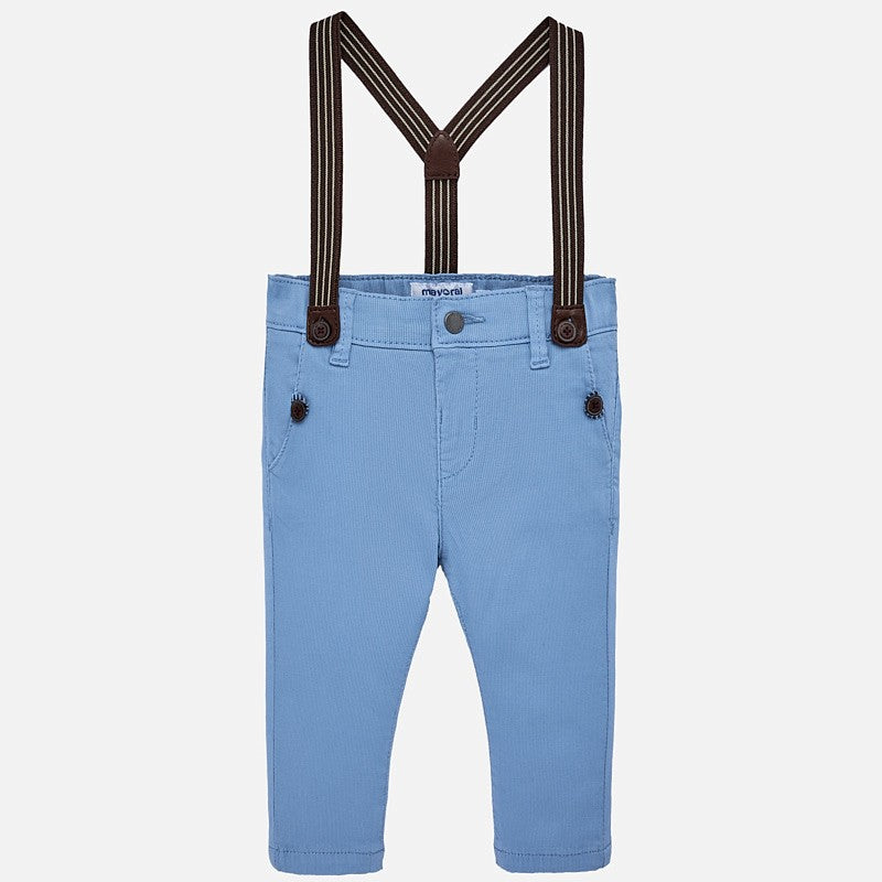 Pantalon chino Mayoral pique tirantes