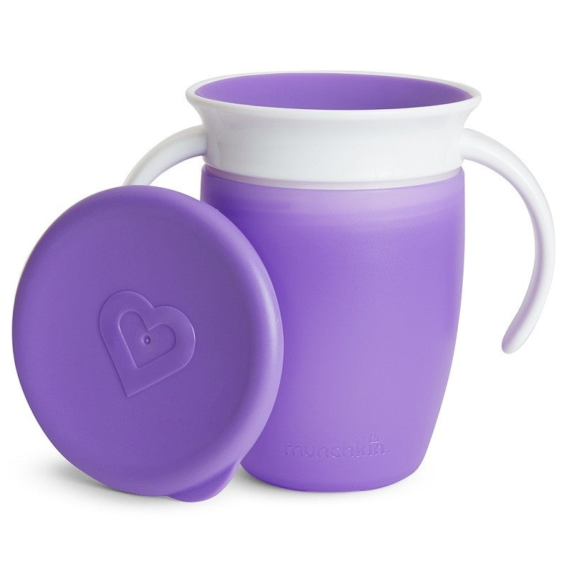 Taza antigoteo Miracle 360º Munchkin con asas y tapa 200ml