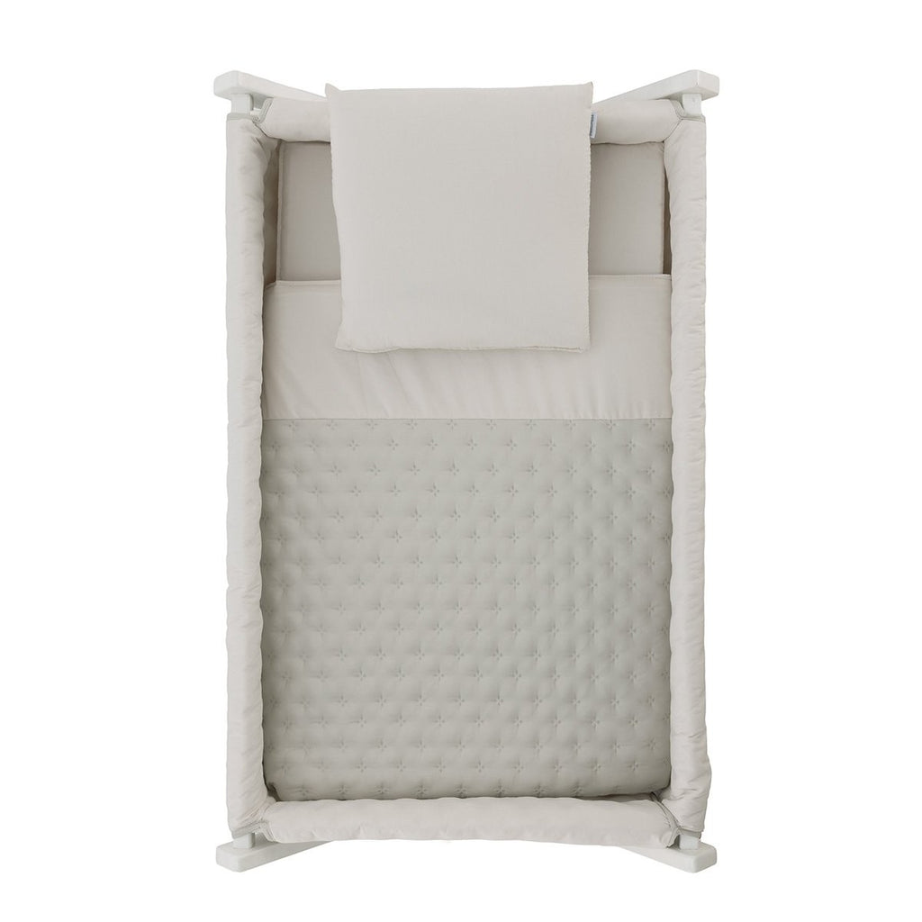 Minicuna tijera madera blanca Cambrass Tender