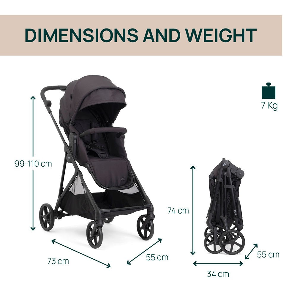 Silla Paseo Chicco Seety Ebony