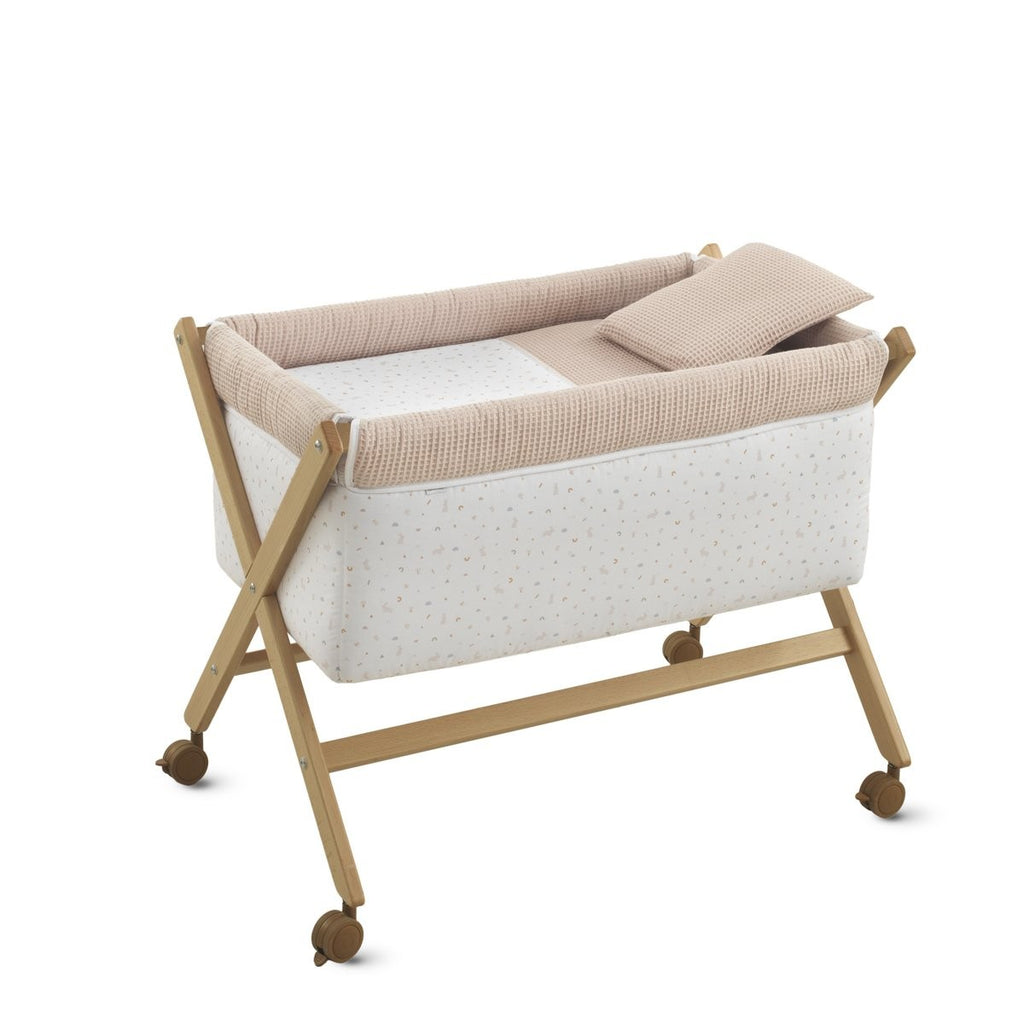 Minicuna tijera madera natural Cambrass Rabbit