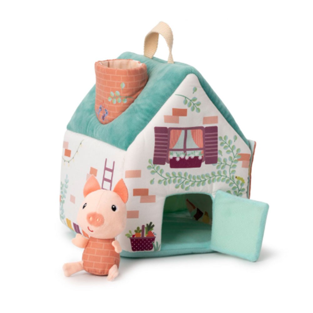 Casa Lilliputiens el lobo y los tres cerditos